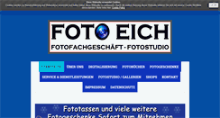 Desktop Screenshot of foto-eich.de