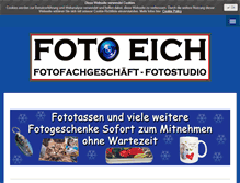 Tablet Screenshot of foto-eich.de